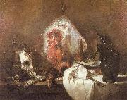 Jean Simeon Chardin Der Rochen oil painting artist